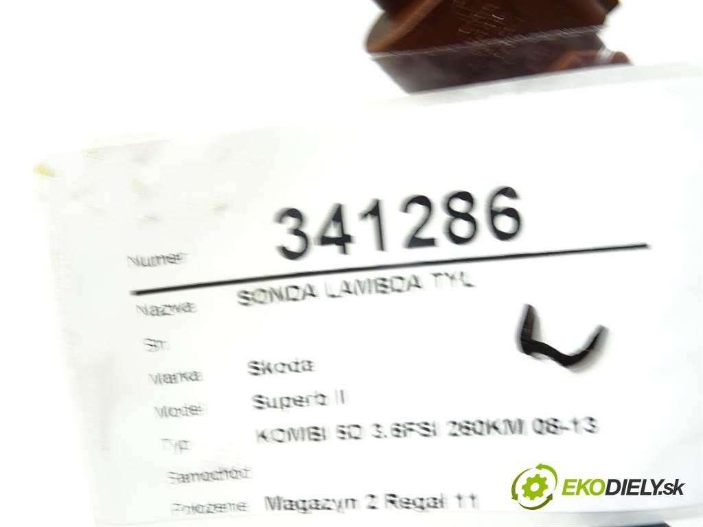 Skoda Superb II    KOMBI 5D 3.6FSI 260KM 08-13  sonda lambda zad 022906262BS (Lambda sondy)