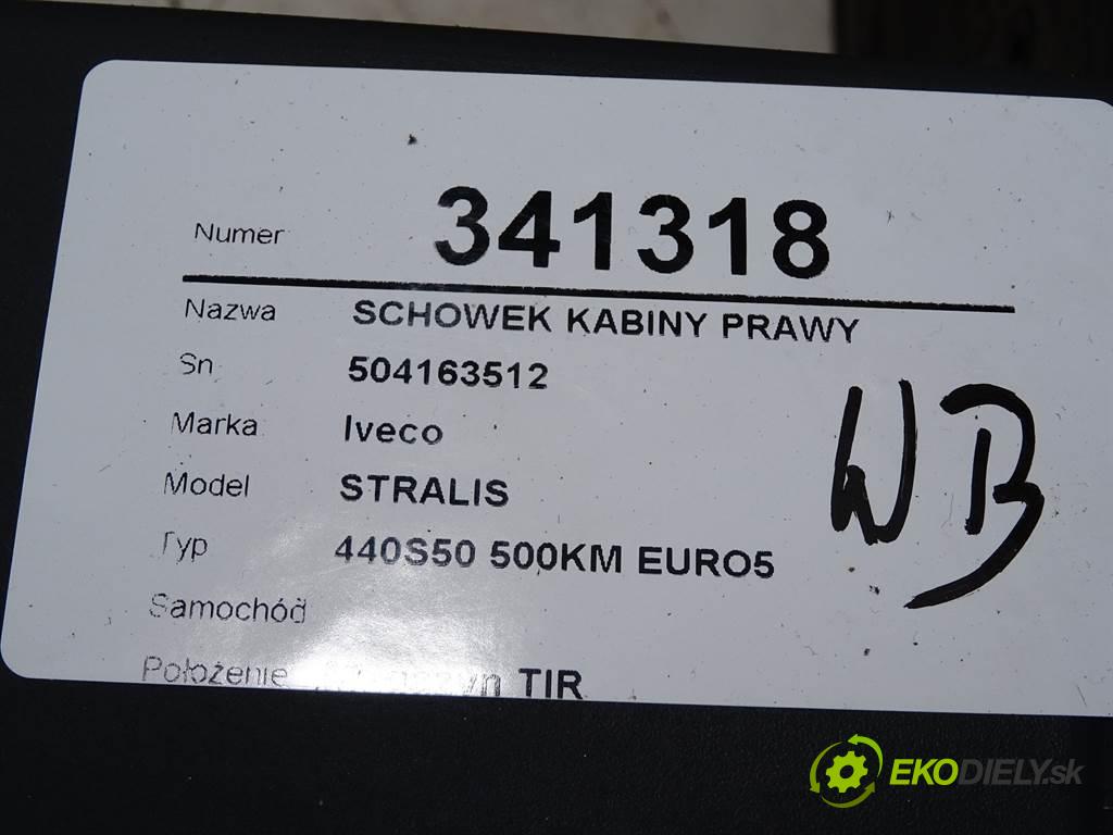 Iveco STRALIS    440S50 500KM EURO5   Priehradka, kastlík kabína pravy 504163512