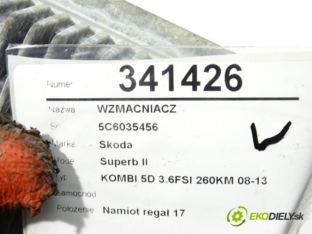 Skoda Superb II    KOMBI 5D 3.6FSI 260KM 08-13  Zosilňovač 5C6035456 (Zosilňovače)