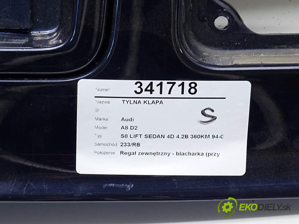 Audi A8 D2  2000 265 kW S8 LIFT SEDAN 4D 4.2B 360KM 94-02 4200 zadní část kapota  (Zadní kapoty)