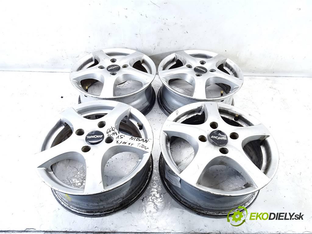Nissan     15 6J 4X114,3 ET45  disky hliníkové 15  (Hliníkové)