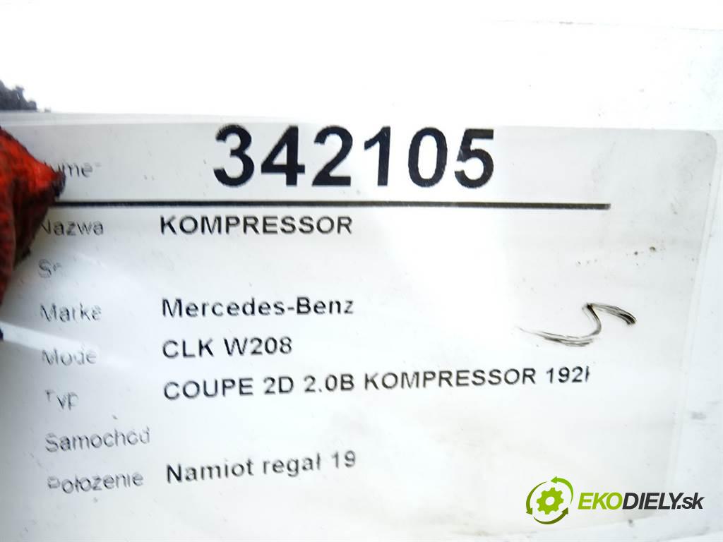 Mercedes-Benz CLK W208    COUPE 2D 2.0B KOMPRESSOR 192KM 97-02  kompresor A1110900380