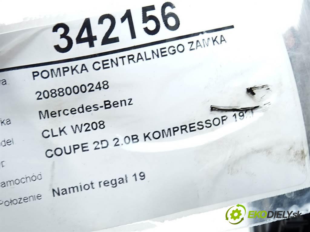 Mercedes-Benz CLK W208    COUPE 2D 2.0B KOMPRESSOR 192KM 97-02  motorek centrálního zámku 2088000248 (Řídicí jednotky centrálního zámku)