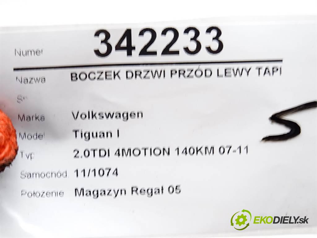 Volkswagen Tiguan I  2009 103 kW 2.0TDI 4MOTION 140KM 07-11 2000 čalúnenie Dvere predný ľavy tapacír  (Ostatné)