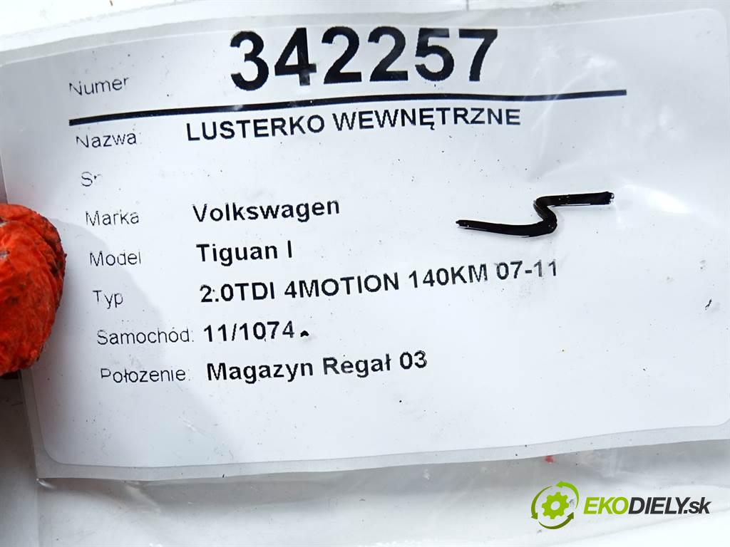 Volkswagen Tiguan I  2009 103 kW 2.0TDI 4MOTION 140KM 07-11 2000 Spätné zrkadlo vnútorné  (Spätné zrkadlá vnútorné)