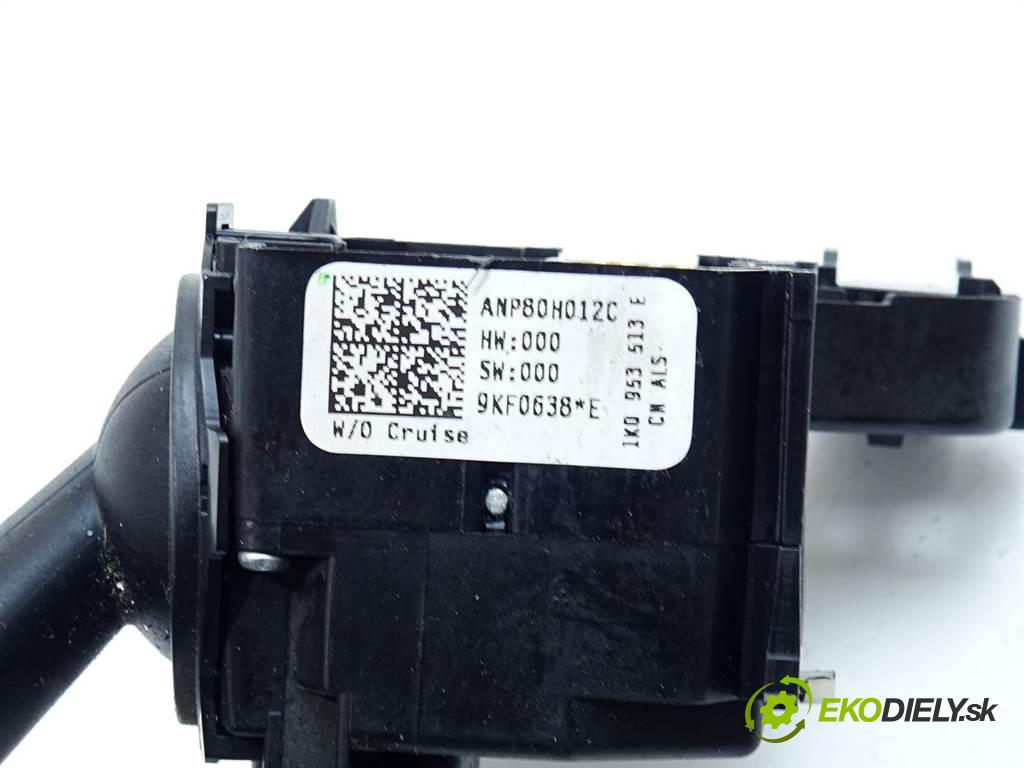 Volkswagen Tiguan I  2009 103 kW 2.0TDI 4MOTION 140KM 07-11 2000 Prepínač smeroviek 1K0953513E (Prepínače, spínače, tlačidlá a ovládače kúrenia)