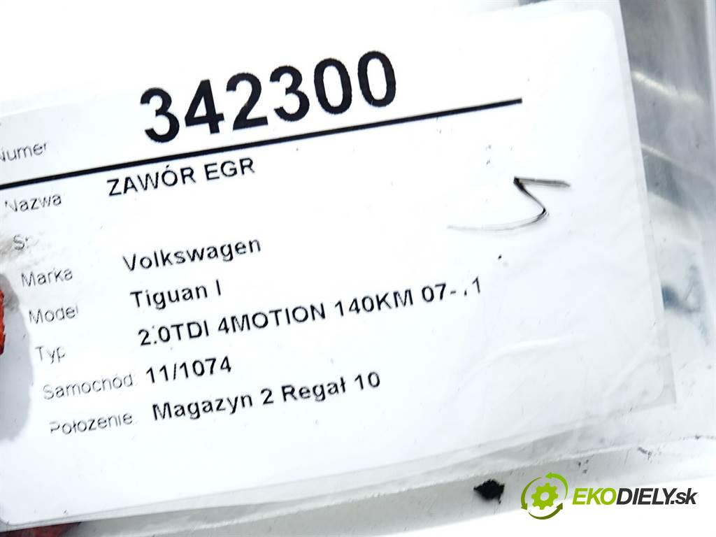 Volkswagen Tiguan I  2009 103 kW 2.0TDI 4MOTION 140KM 07-11 2000 Ventil EGR 03L131501E (EGR ventily)