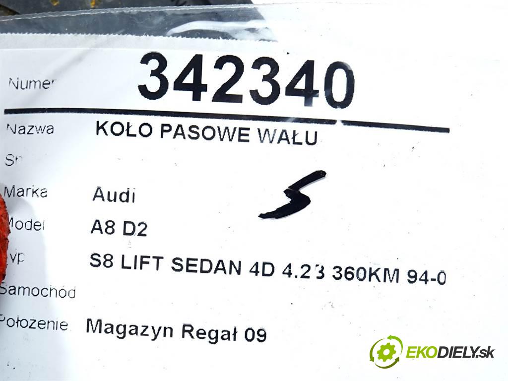 Audi A8 D2    S8 LIFT SEDAN 4D 4.2B 360KM 94-02  koleso kolesová hriadeľa 077105251 (Remenice)