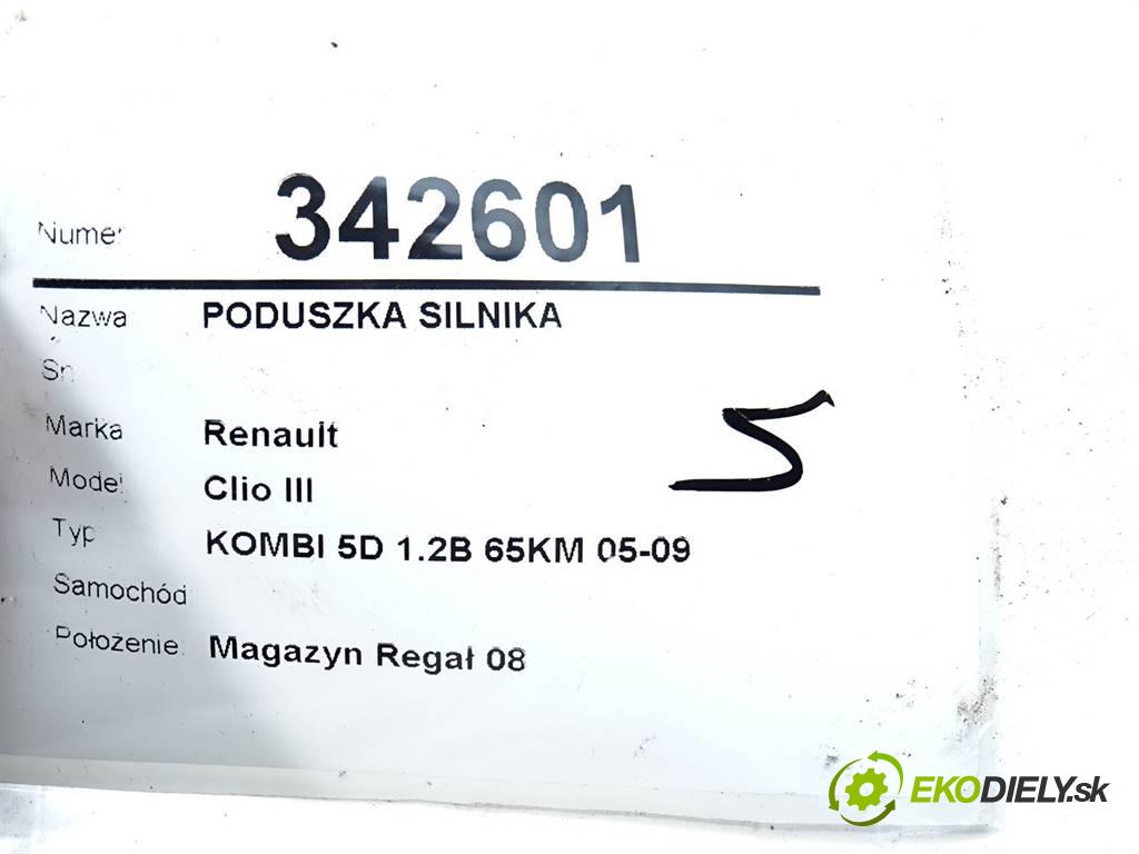 Renault Clio III    KOMBI 5D 1.2B 65KM 05-09  AirBag Motor 8200352861A (Držiaky motora)
