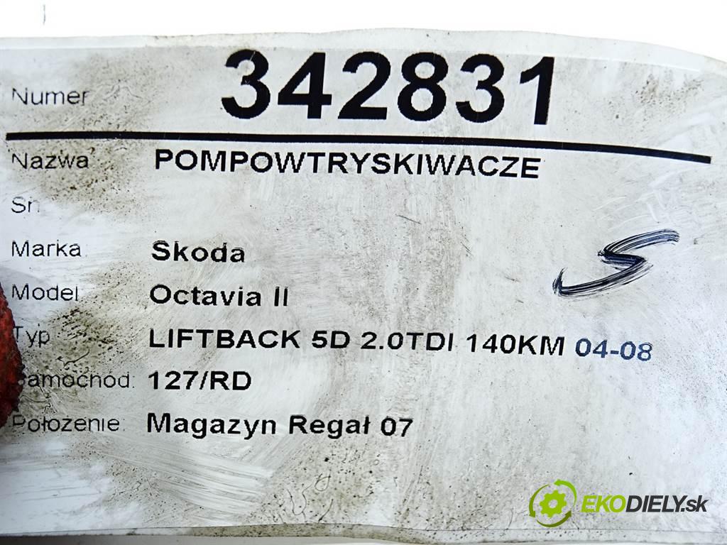 Skoda Octavia II  2004 103 kW LIFTBACK 5D 2.0TDI 140KM 04-08 2000 vstrekovače 03G130073G (Vstrekovače)