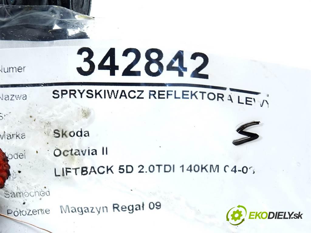 Skoda Octavia II    LIFTBACK 5D 2.0TDI 140KM 04-08  ostrekovača svetla ľavy 1Z0955966A (Motorčeky, čerpadlá ostrekovačov)