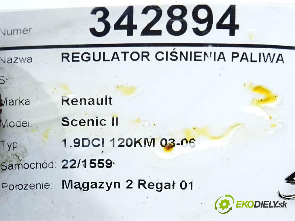 Renault Scenic II  2004 88 kW 1.9DCI 120KM 03-06 1900 Regulátor tlaku paliva 0928400502 (Ostatné)