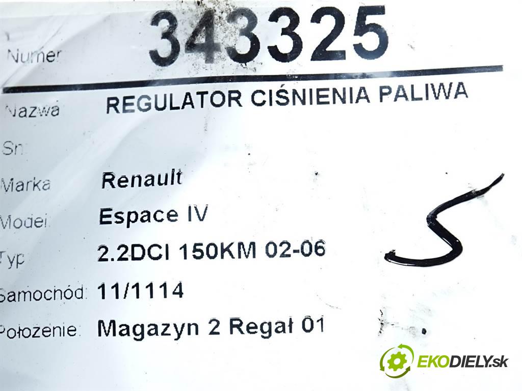 Renault Espace IV  2004 110 kW 2.2DCI 150KM 02-06 2200 Regulátor tlaku paliva 0928400502 (Ostatné)