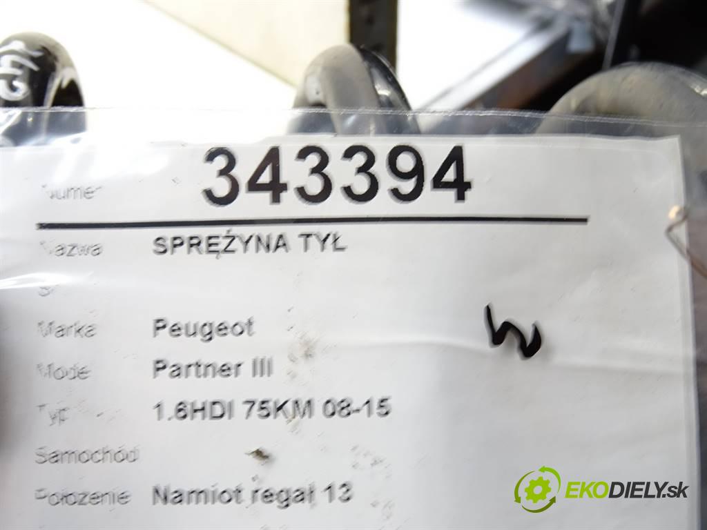 Peugeot Partner III    1.6HDI 75KM 08-15  Pružina zad  (Ostatné)