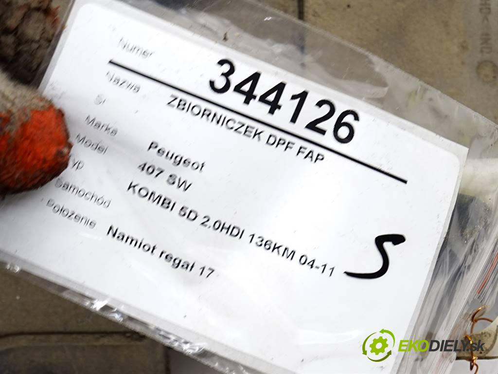 Peugeot 407 SW    KOMBI 5D 2.0HDI 136KM 04-11  nádržka DPF FAP 9681917180 (Ostatní)