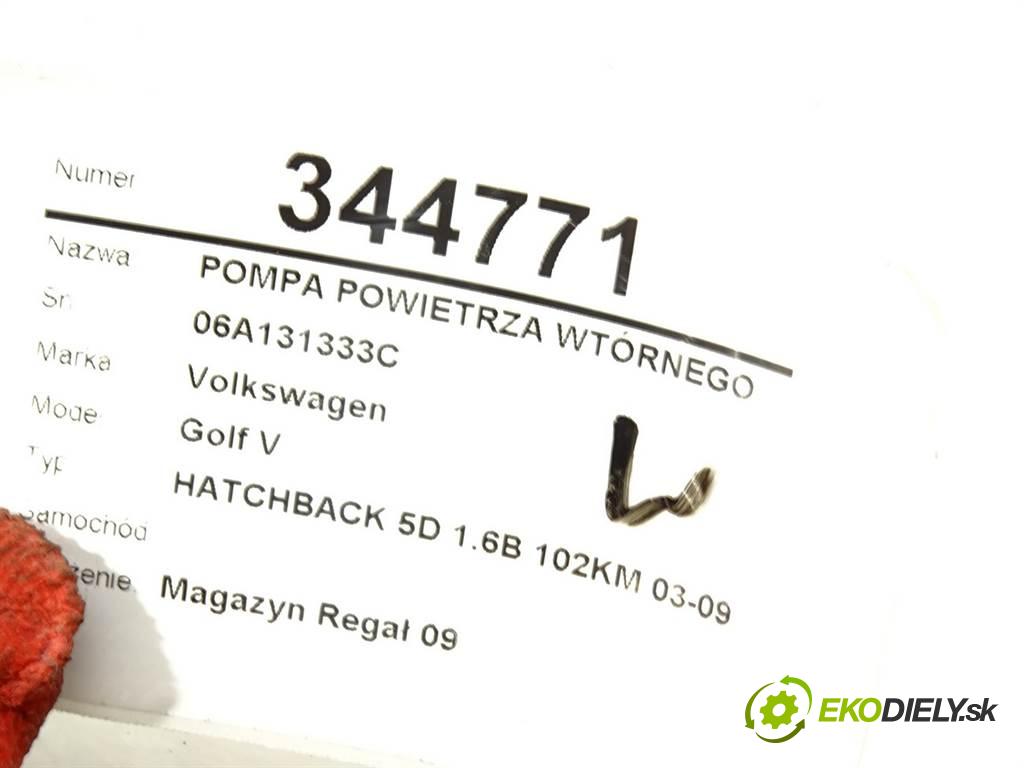 Volkswagen Golf V    HATCHBACK 5D 1.6B 102KM 03-09  pumpa vzduchu sekundárního 06A131333C (Ostatní)