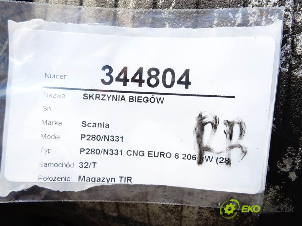 Scania P280/N331 P280/N331 CNG EURO 6 206 kW (280KM)  2014 206 kW (280KM)  P280/N331 CNG EURO 6 206 kW (280KM)  9291 Prevodovka  (Prevodovky)