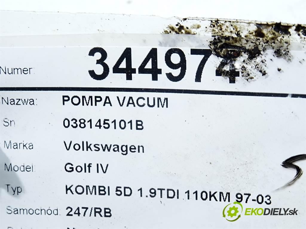 Volkswagen Golf IV  2001 81KW KOMBI 5D 1.9TDI 110KM 97-03 1900 Pumpa vákuová 038145101B