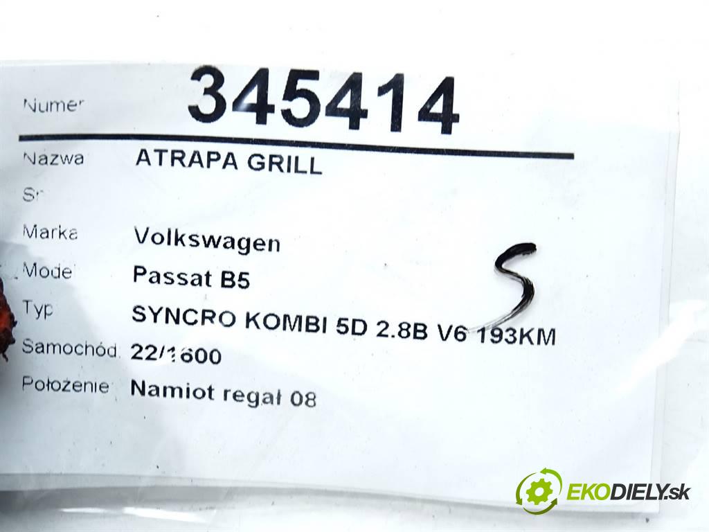 Volkswagen Passat B5  1998  SYNCRO KOMBI 5D 2.8B V6 193KM 96-00 2800 mřížka maska  (Mřížky (masky) chladičů)