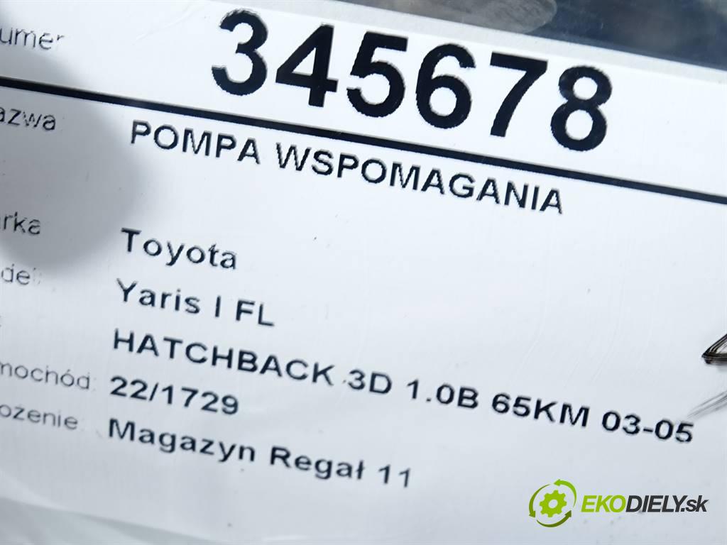Toyota Yaris I FL  2005 48 kW HATCHBACK 3D 1.0B 65KM 03-05 1000 Pumpa servočerpadlo 6900000792 (Servočerpadlá, pumpy riadenia)