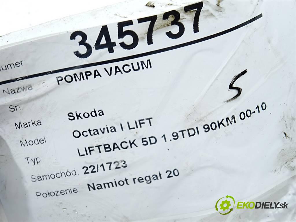 Skoda Octavia I LIFT  2002 66 kW LIFTBACK 5D 1.9TDI 90KM 00-10 1900 Pumpa vákuová 038145101B