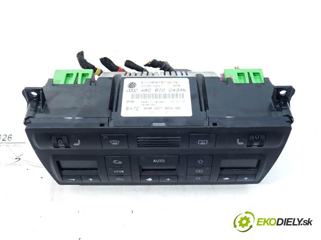 Audi A6 C5  1996 92 kW LIFT KOMBI 5D 1.9TDI 130KM 97-04 1800 Panel ovládania kúrenia 4B0820043AK (Prepínače, spínače, tlačidlá a ovládače kúrenia)