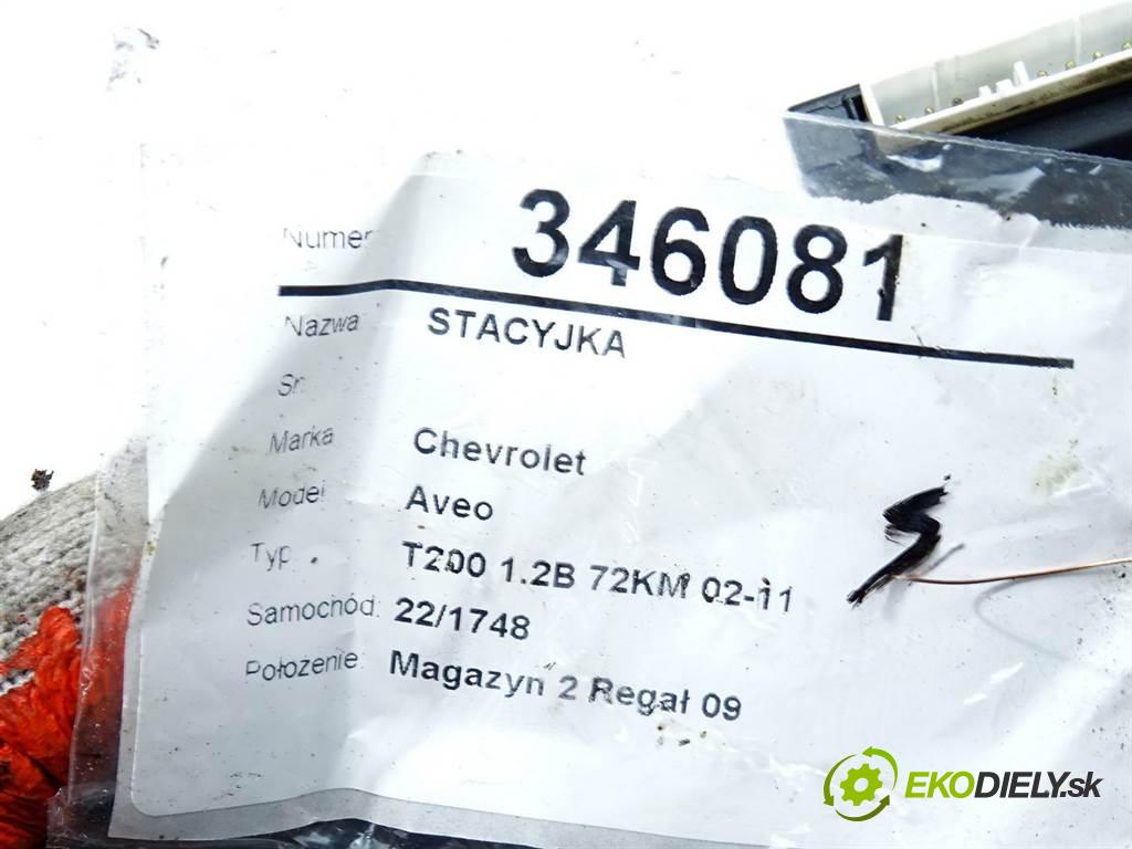 Chevrolet Aveo  2004 53 kW T200 1.2B 72KM 02-11 1200 spinačka  (Spínacie skrinky a kľúče)