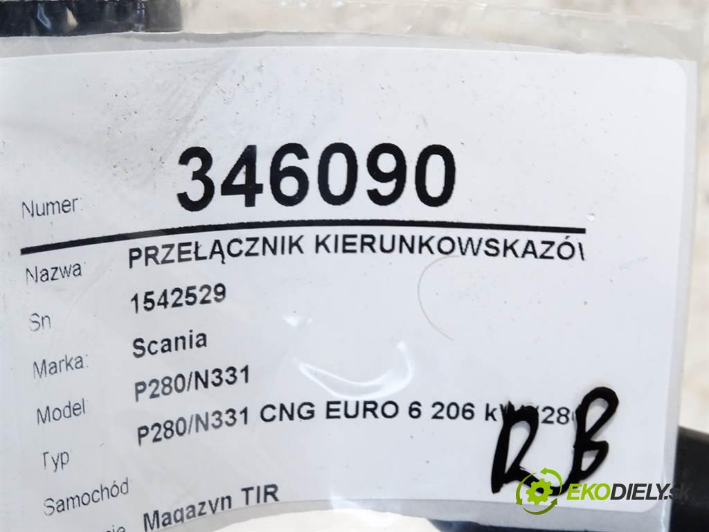 Scania P280/N331    P280/N331 CNG EURO 6 206 kW (280KM)   Prepínač smeroviek 1542529 (Prepínače, spínače, tlačidlá a ovládače kúrenia)