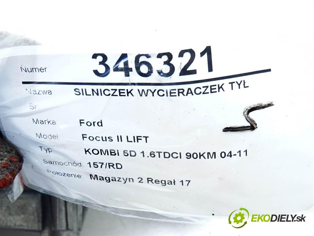 Ford Focus II LIFT  2009 66 kW KOMBI 5D 1.6TDCI 90KM 04-11 1600 motorek stěračů zadní část 3M51-R17K441-AG