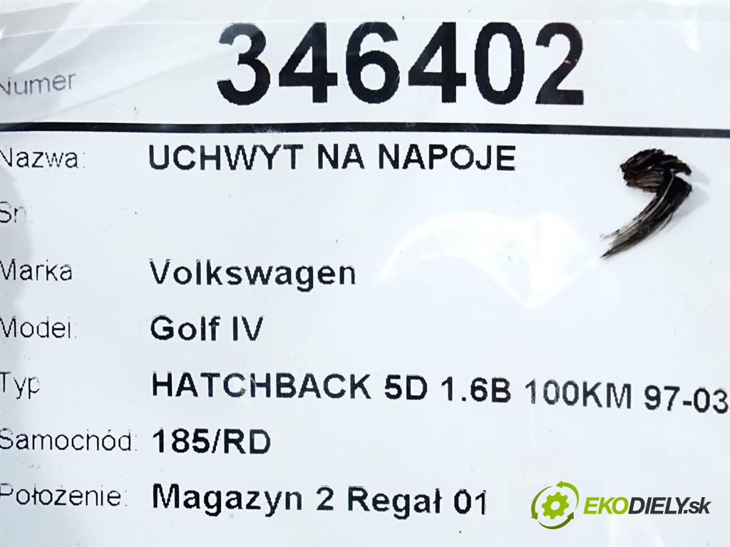 Volkswagen Golf IV  1999 74 kW HATCHBACK 5D 1.6B 100KM 97-03 1600 Držiak na nápoje 1J0858601 (Úchyty, držiaky na nápoje)