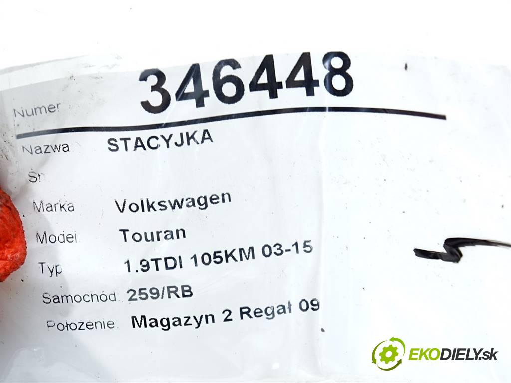 Volkswagen Touran  2007 77 kW 1.9TDI 105KM 03-15 1900 spinačka 1K0905865 (Spínacie skrinky a kľúče)