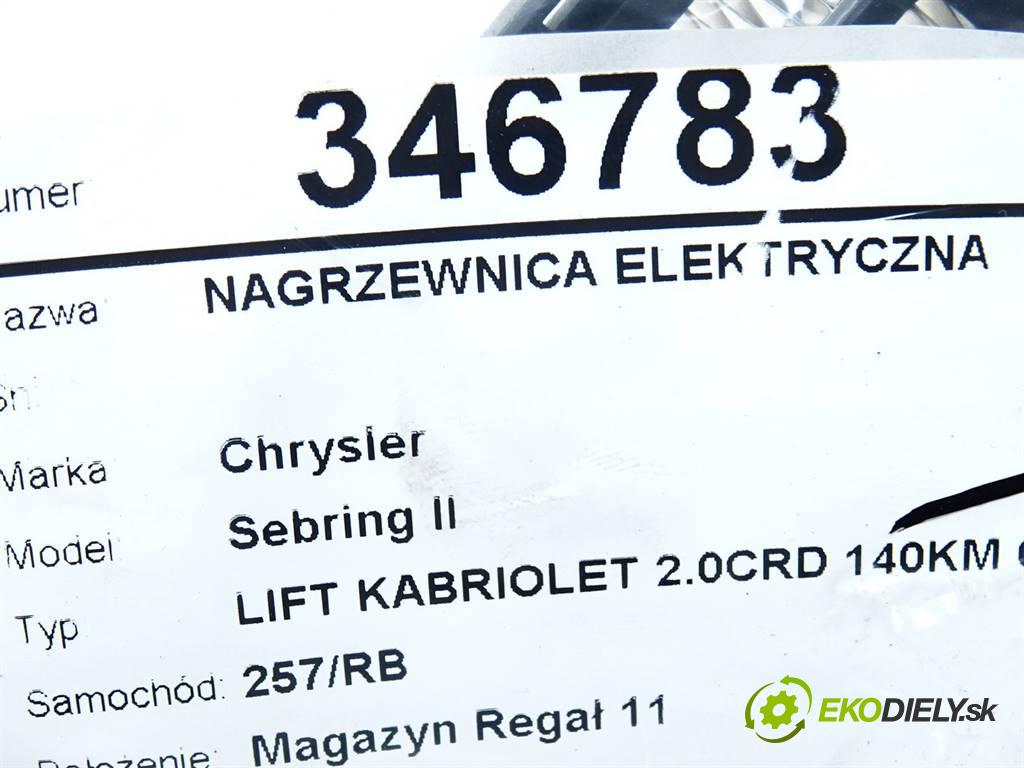 Chrysler Sebring II  2007  LIFT KABRIOLET 2.0CRD 140KM 00-07 2000 topné těleso radiátor topení elektrická  (Radiátory topení)