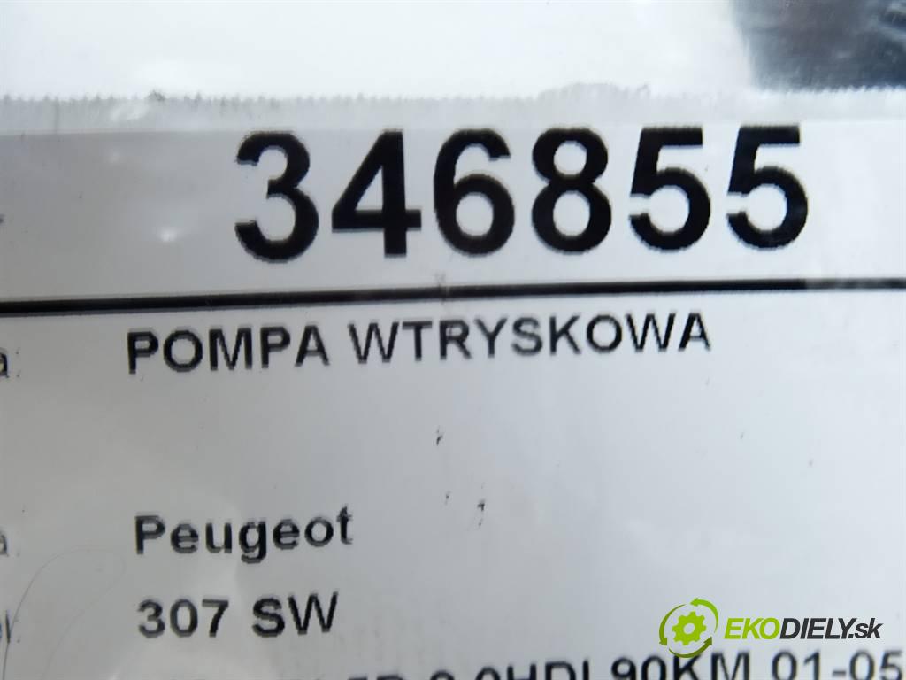 Peugeot 307 SW    KOMBI 5D 2.0HDI 90KM 01-05  Pumpa vstrekovacia 9652175480 (Vstrekovacie čerpadlá)