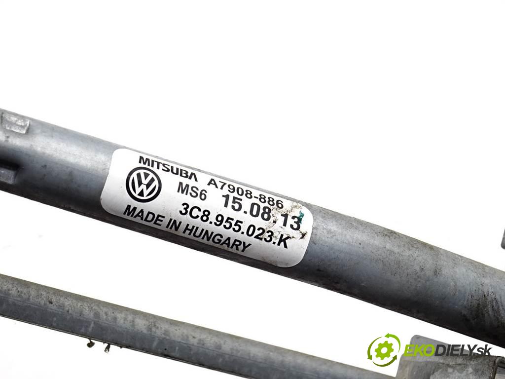 Volkswagen CC  2013 130 kW LIFT 2.0TDI 177KM 11-16 2000 Mechanizmus stieračov predný 3C8955023K 3C8955119H (Motorčeky stieračov predné)