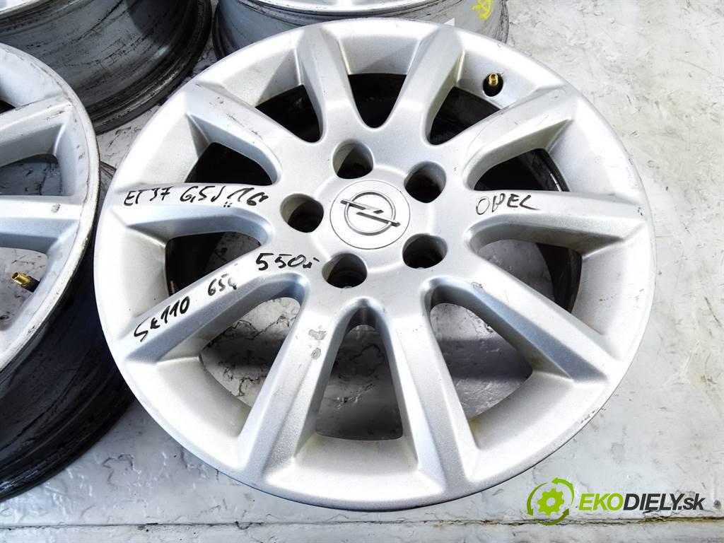 Opel     16 6,5J 5X110 ET37  disky hliníkové 16  (Hliníkové)