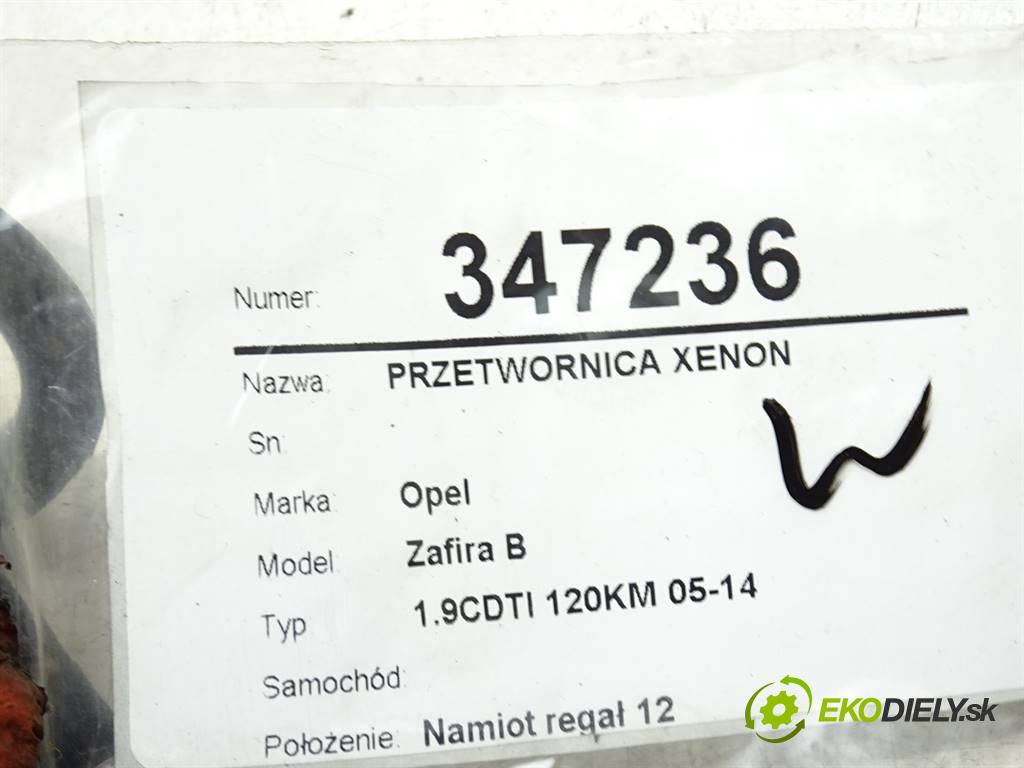Opel Zafira B    1.9CDTI 120KM 05-14  Menič XENON  (Riadiace jednotky xenónu)