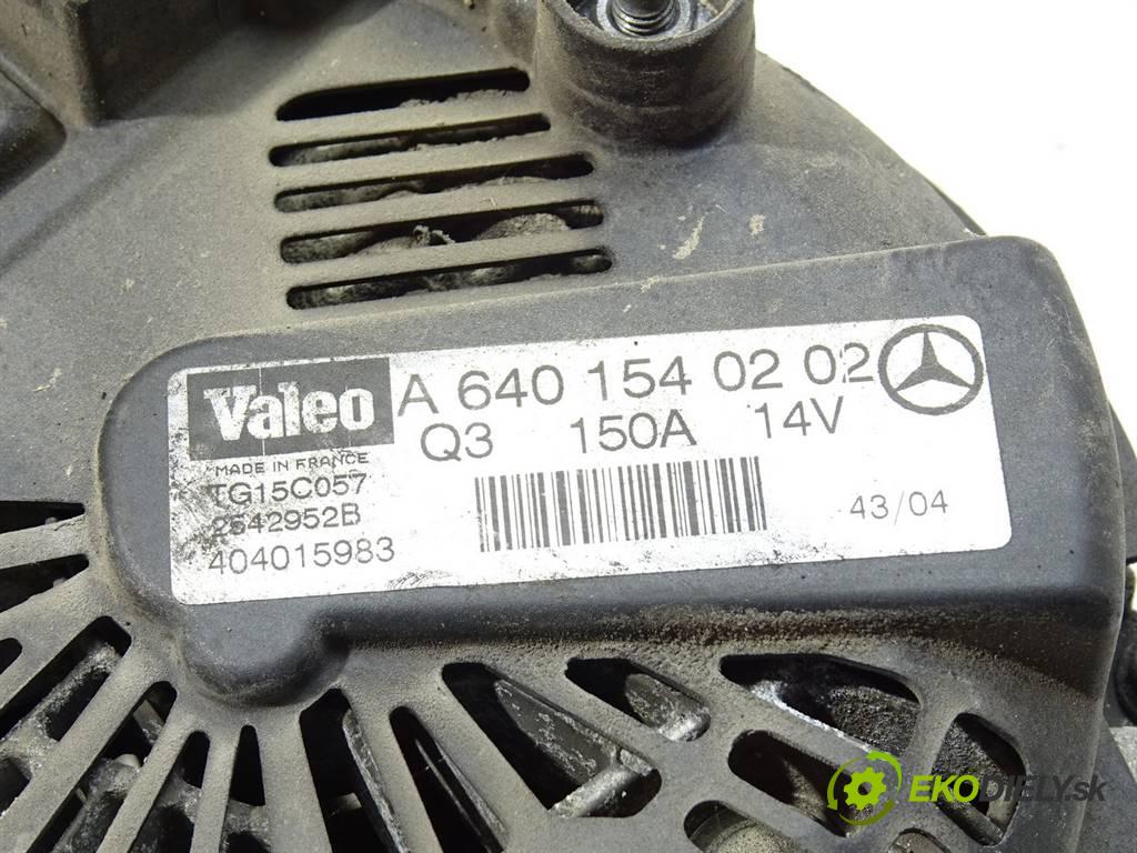 Mercedes-Benz W169  2004 80KW 2.0CDI 109KM 04-08 2000 Alternátor A6401540202 (Alternátory)