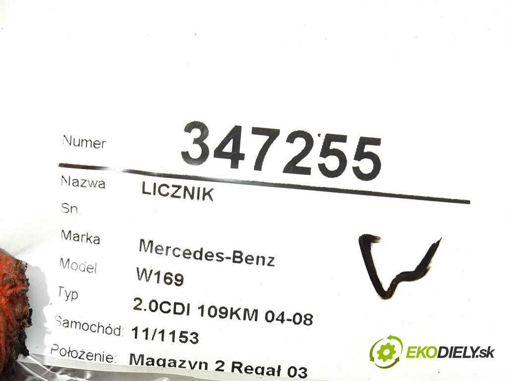 Mercedes-Benz W169  2004 80KW 2.0CDI 109KM 04-08 2000 Prístrojovka A1695405347 (Prístrojové dosky, displeje)