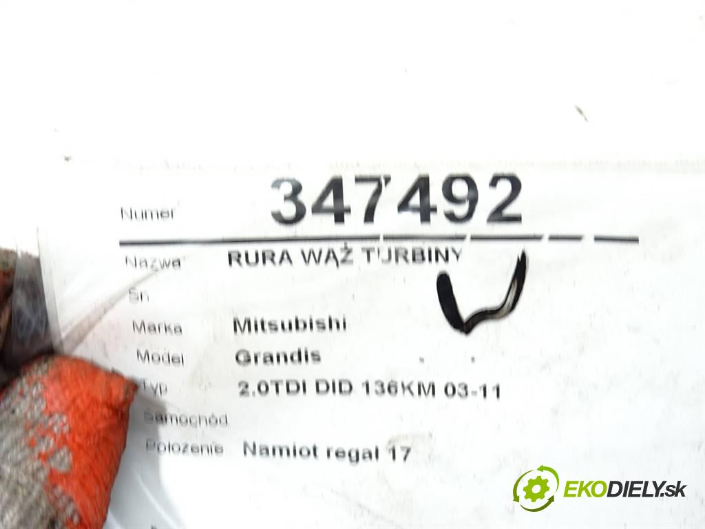 Mitsubishi Grandis    2.0TDI DID 136KM 03-11  Rúra hadice turba  (Hadice intercoolera)