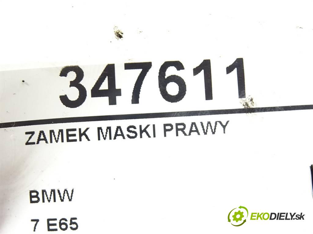 BMW 7 E65    SEDAN 4D 3.0D 218KM 01-08  zámok kapoty pravý 8240599