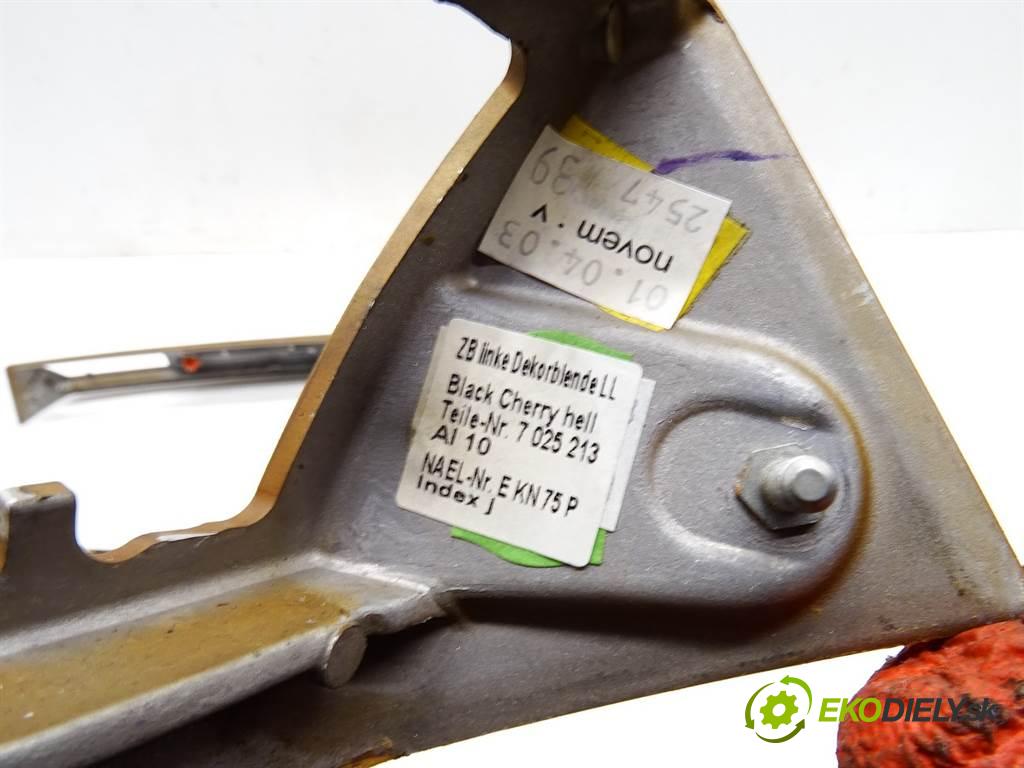 BMW 7 E65    SEDAN 4D 3.0D 218KM 01-08  lišty kryt 7025211 7025213 (Lišty)