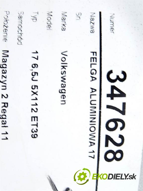 Volkswagen     17 6,5J 5X112 ET39  disk 17