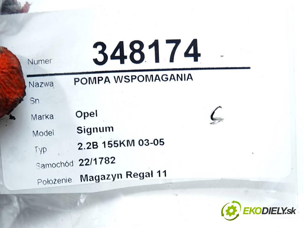 Opel Signum  2003 114 kW 2.2B 155KM 03-05 2200 Pumpa servočerpadlo  (Servočerpadlá, pumpy riadenia)