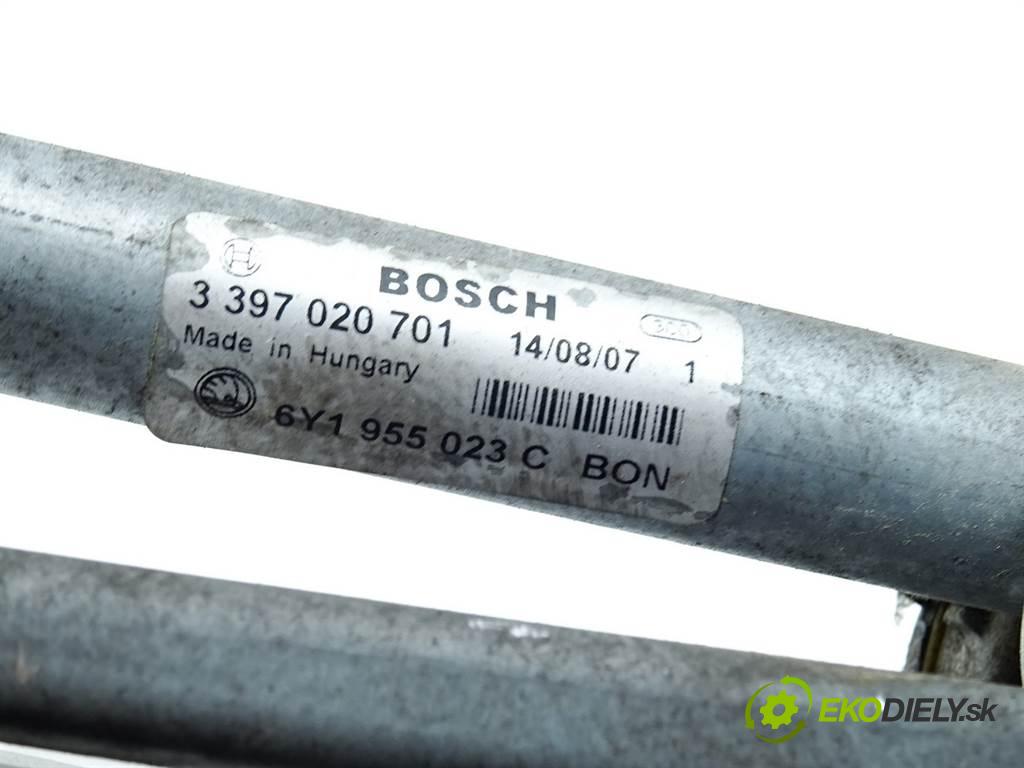 Skoda Fabia  2007 59 kW LIFT KOMBI 1.4TDI 80KM 99-07 1400 Mechanizmus stieračov predný 6Y1955023C (Motorčeky stieračov predné)
