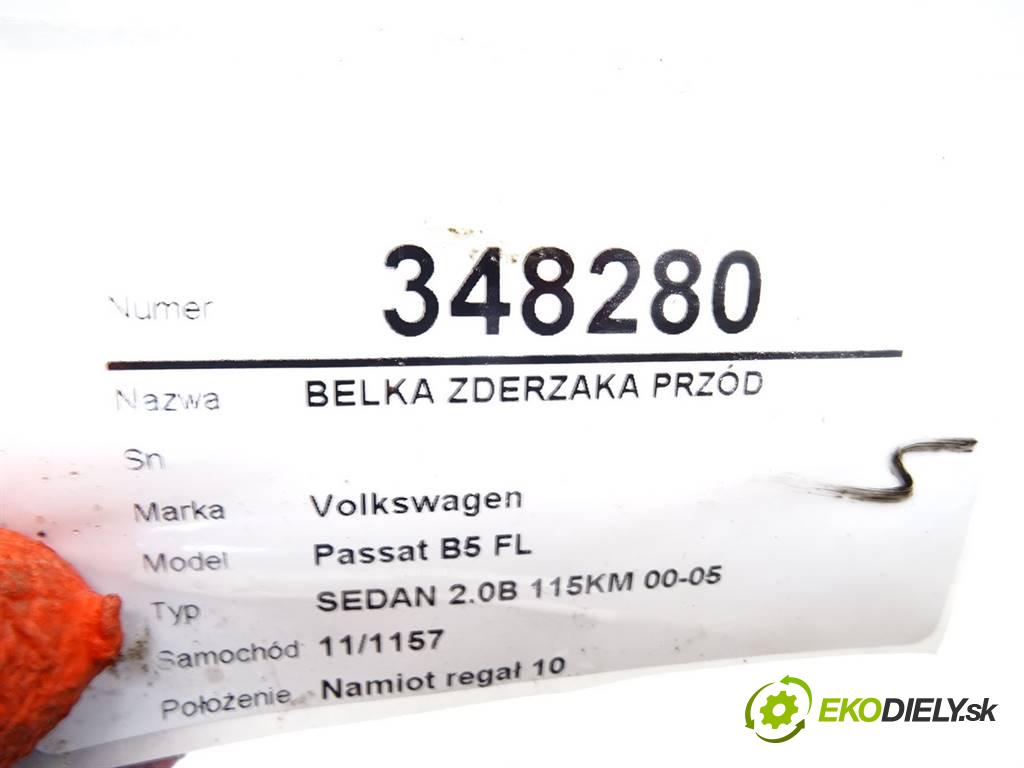 Volkswagen Passat B5 FL  2001 85 kW SEDAN 2.0B 115KM 00-05 2000 Výstuha nárazníka predný  (Výstuhy predné)