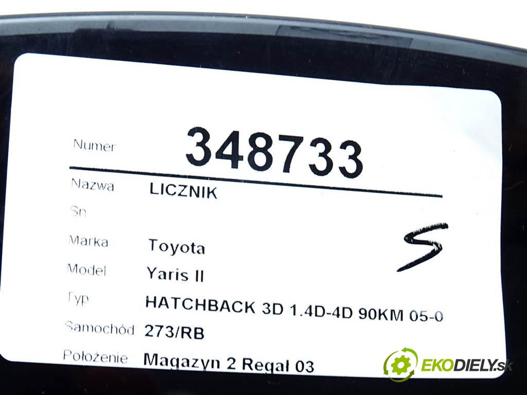 Toyota Yaris II  2008 66KW HATCHBACK 3D 1.4D-4D 90KM 05-09 1364 Prístrojovka 83800-0D691 (Prístrojové dosky, displeje)