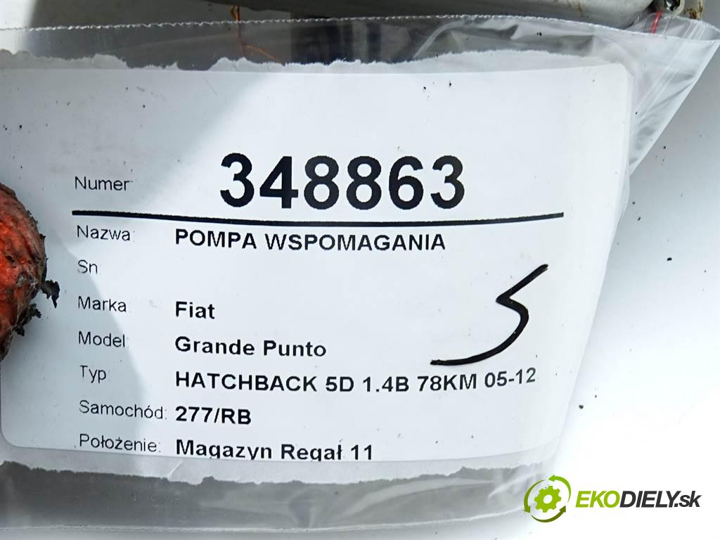 Fiat Grande Punto  2009 57 kW HATCHBACK 5D 1.4B 78KM 05-12 1400 Pumpa servočerpadlo 51860329 (Servočerpadlá, pumpy riadenia)