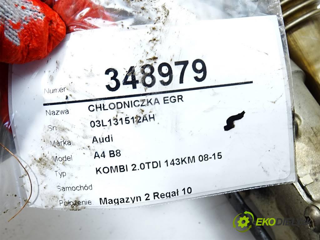 Audi A4 B8    KOMBI 2.0TDI 143KM 08-15  Chladič EGR 03L131512AH (EGR ventily)