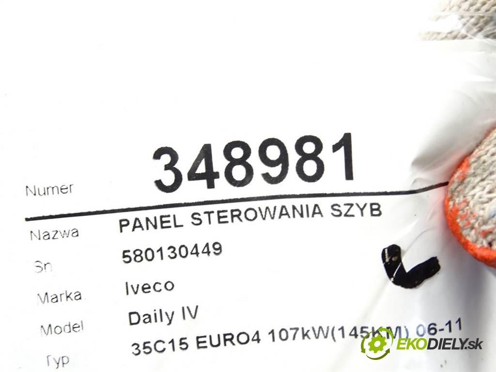Iveco Daily IV    35C15 EURO4 107kW(145KM) 06-11  Panel ovládania okien 580130449