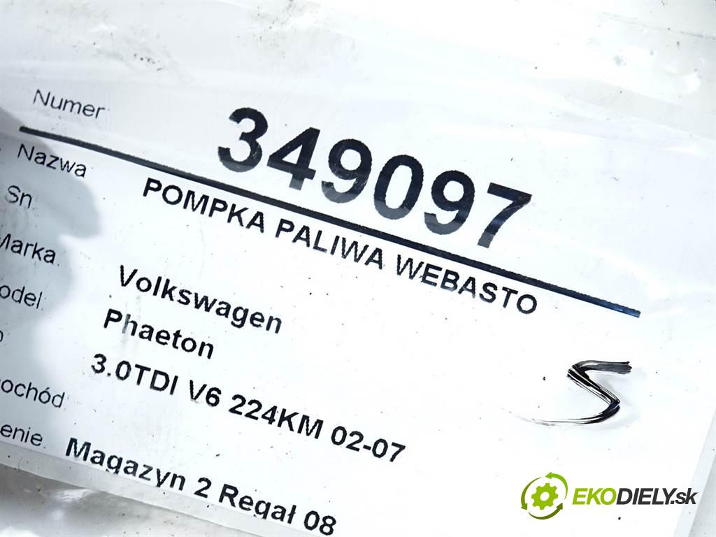 Volkswagen Phaeton    3.0TDI V6 224KM 02-07  pumpa paliva Webasto 3D0261163A (Webasto)